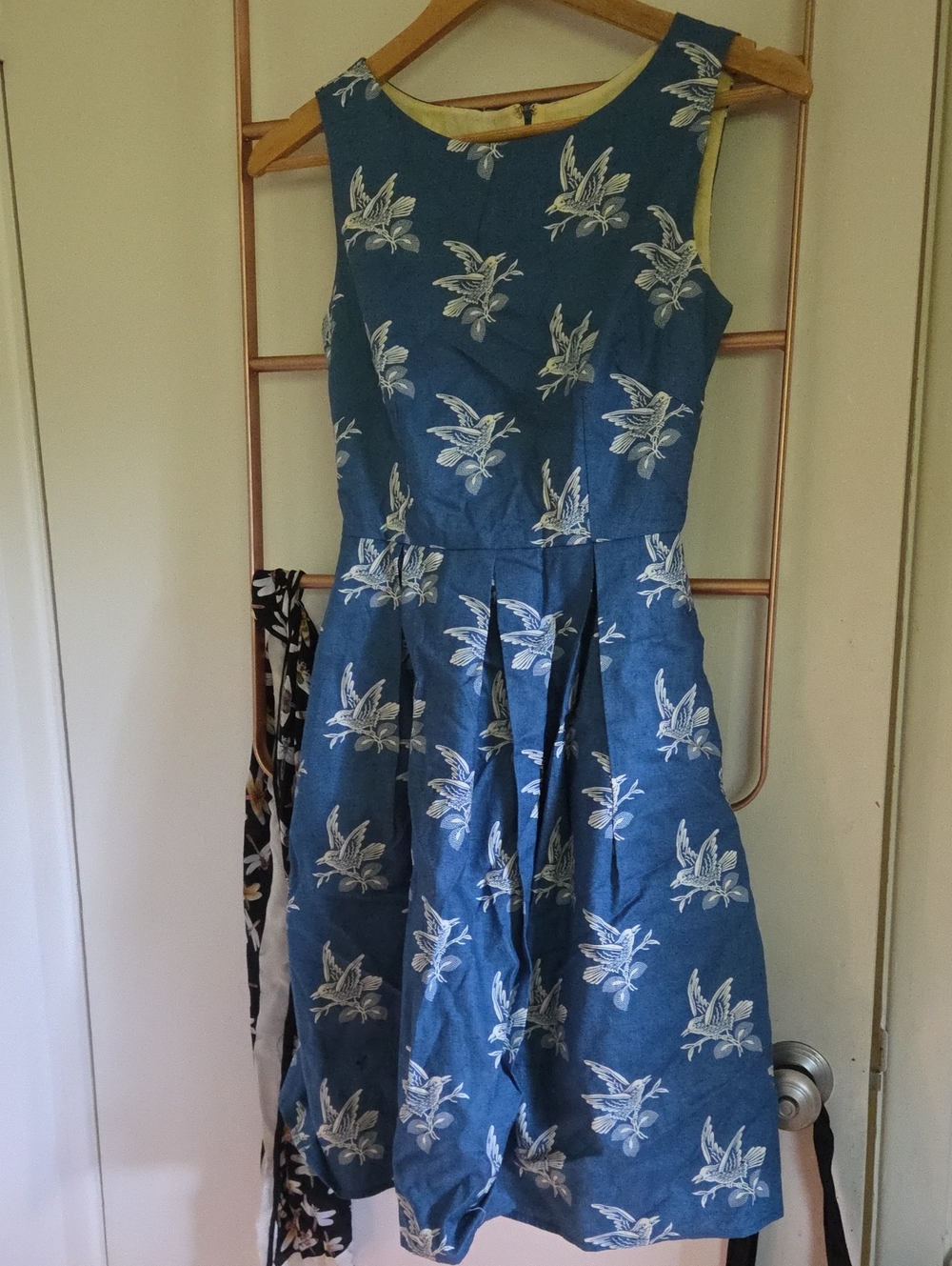 RARE Myrtlewood Of California Sleeveless Swallow Dress